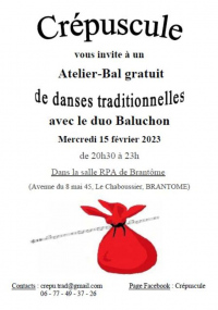 Atelier-Bal gratuit de danses traditionnelles