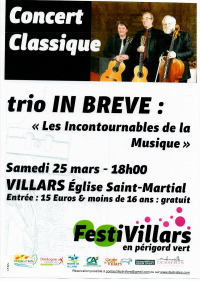 Concert classique "Trio IN BREVE"