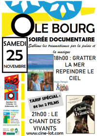 Cinélot à Le Bourg "Soirée documentaire" et repas partagé