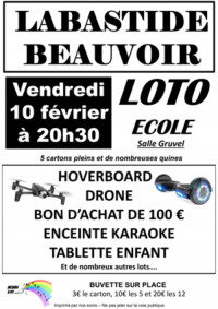 Loto - École Labastide-Beauvoir