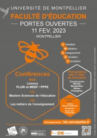 Journée Portes Ouvertes de la Faculté d’Éducation de Montpellier