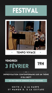 Tempo Vivace - Manon Dumaz et Edith Josse