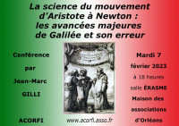 La science du mouvement d’Aristote à Newton : les avancées majeures de Galilée e