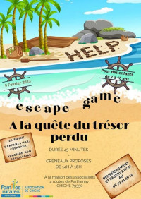 Escape Game - À la quête du trésor perdu