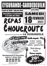 Repas choucroute