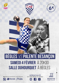 CAB Handball vs Palente Besançon