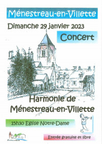 Concert de l'Harmonie de Ménestreau-en-Villette
