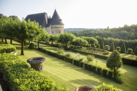 Visite des jardins du château de Peyraux