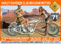 23ème rassemblement H-DC Macadam Motors 71 Couches en Bourgogne