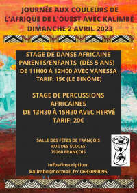 Stage danse et percussions africaines