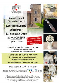 Manifestation Médiévale des Artisans d'Art à Chamousseau