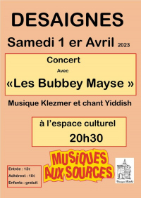 Concert "les Bubbey Mayse"