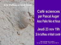 Café Sciences : Association Paléo Néo & Nous