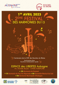 2ème Festival des Harmonies du 13  Centenaire de la Fédération Musical
