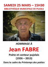 Hommage à Jean FABRE