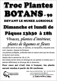 Troc plantes devant le Musée Agricole de Botans / 90