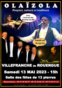 Concert : Olaïzola - inédit en Aveyron