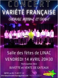 Concert variété française à Linac