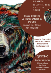 Stage Qigong le mouvement de l'ours
