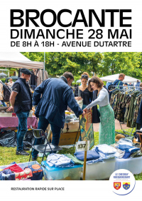 BROCANTE - DIMANCHE 28 MAI DE 8H A 18H