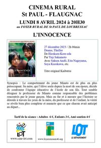 Ciné-Lot : "L'innocence"