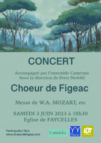 Concert du Choeur de Figeac à l'église de Faycelles« Missa Longa »