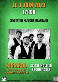 Concert de musique irlandaise à Rouen