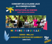 Classe Jazz du Conservatoire + Initiation Swing avec Millau en Swing