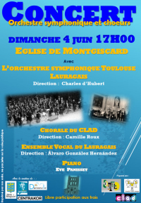 Concert symphonique et chœurs à Montgiscard