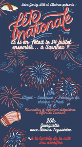 Feu d'artifice à Sarnhac pour fêter le 14 juillet !