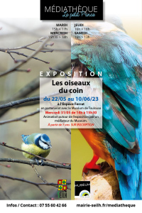 Exposition "Les oiseaux du coin" - Du 22 mai au 10 juin