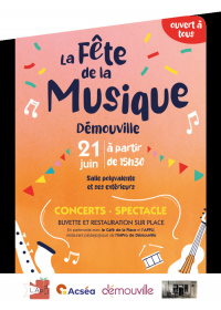 Concert : 1ère édition de la fête de la musique à Démouville