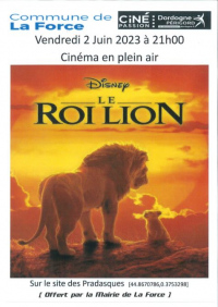 Cinéma en plein air : Le Roi Lion