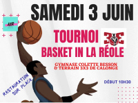 Tournoi 3x3 basket in La Réole
