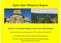 Exposition dans l'église Saint Thibaud de Brageac et visite de Saint Till