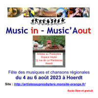 Festival Music in - Music'Aout du 4 au 6 aout