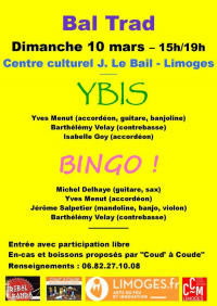 Bal "trad & folk" au Ccm Jean Le Bail saison 23-24