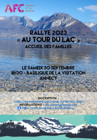 Rallye de rentrée 2023 AFC Annecy et sa région