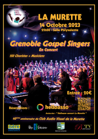 Grenoble Gospel Singers en Concert à La Murette !