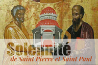 Solennité de Saint Pierre et Saint Paul