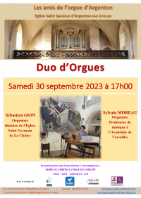 Duo d'Orgues des Amis de l'orgue d'Argenton-sur-Creuse