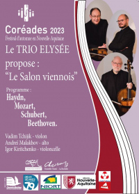 Festival des Coréades :Trio Elysée