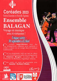 Festival des Coréades : Voyage en musique avec l' Ensemble Balagan