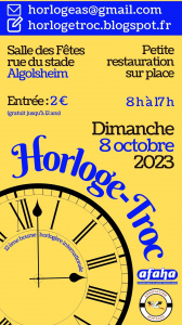12° Bourse Horlogère Internationale HORLOGE-TROC