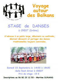 Stage de danses des balkans