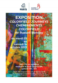 Colorfield journeys-Cheminements colorfield – exposition de Russell Boncey