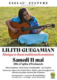 Concert à Esclauzels : LILITH GUEGAMIAN
