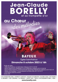 Jean-Claude Borelly et sa Trompette d'Or à Bayeux