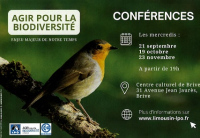 Conférence:  Biodiversité, enjeu majeur de notre temps  (Centre Culturel)