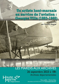 Un artiste haut-marnais au service de l'aviation : Georges Villa (1883-1965)
